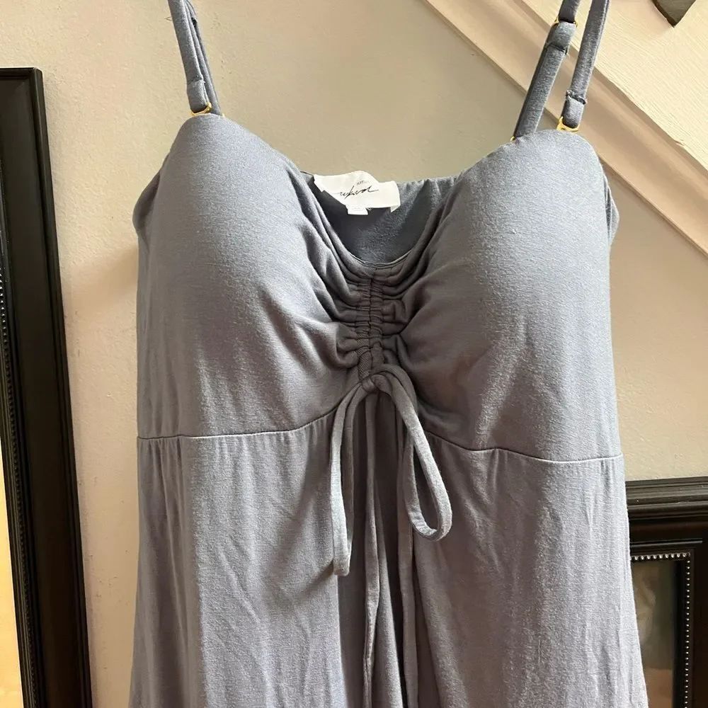 Soma Gray Convertible Jersey Bra Maci Dress sz M